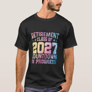 Camiseta Contagem Regressiva da Turma de Aposentadoria de 2