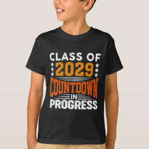 Camiseta Contagem Regressiva para a Turma de 2029 em Andame