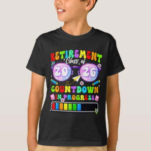 Camiseta Contagem Regressiva para a Turma de Aposentadoria