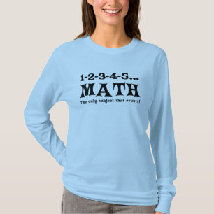 Camiseta Contagens Matemáticas de T-Shirt