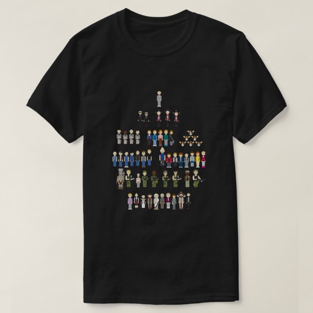 Camiseta Contando nos anos 80 (Frente do Design)
