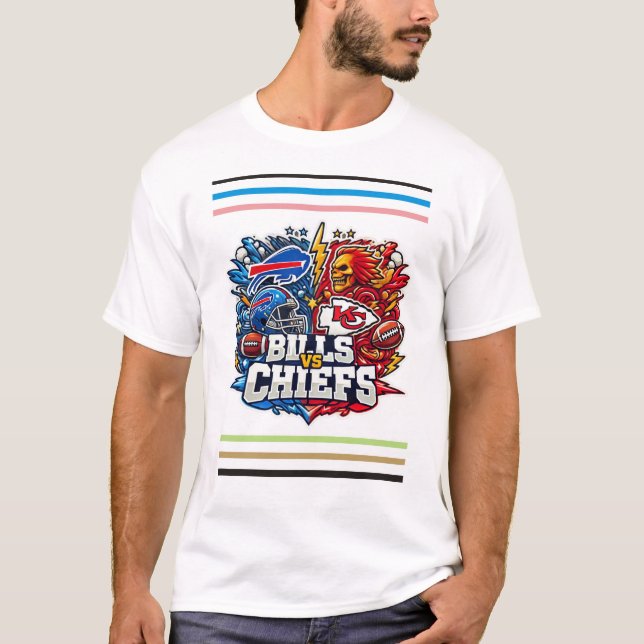 Camiseta contas vs. chefes (Frente)