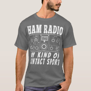 Camiseta Contato De Operador Rádio Ativo Funny Ham