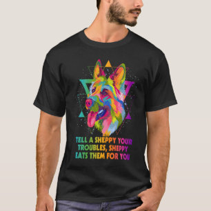 Camiseta Conte a Sheppy seus Problemas Humor de Pastor Ale