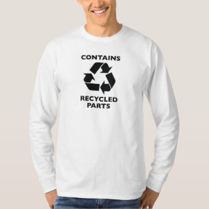 Camiseta Contem as peças do reciclado
