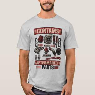 Camiseta Contém Peças de Pós-Venda Modificadas