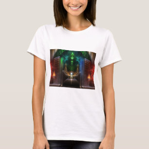 Camiseta Contemplando Arte Fractal Oz