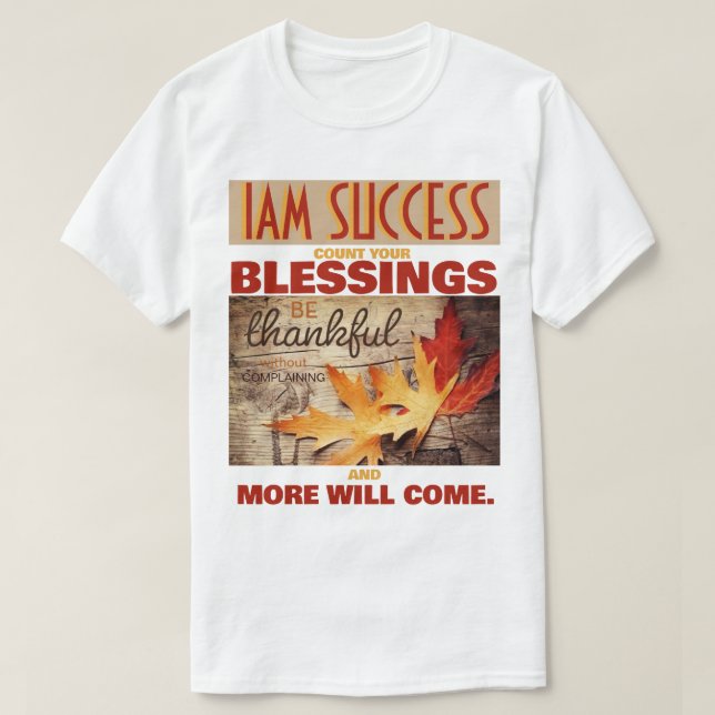 CAMISETA CONTEMPLE SUAS BÊNÇÃOS (Frente do Design)