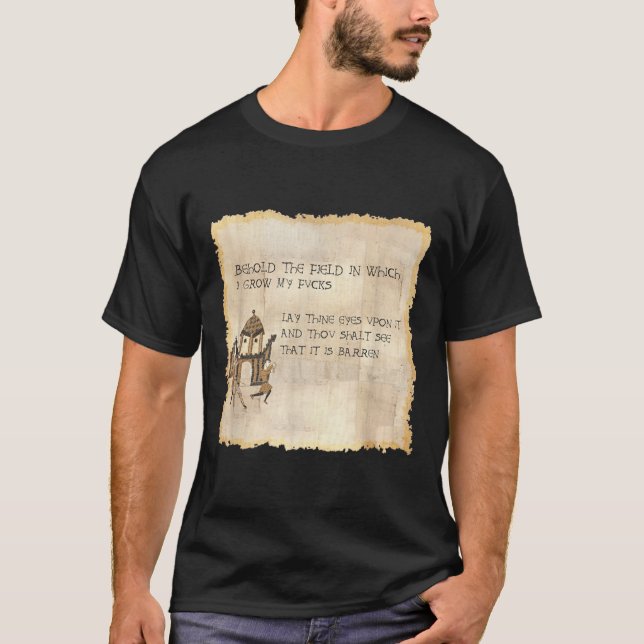 Camiseta Contemplem O Campo Em Que Eu Cultivo Os Meus Voos, (Frente)