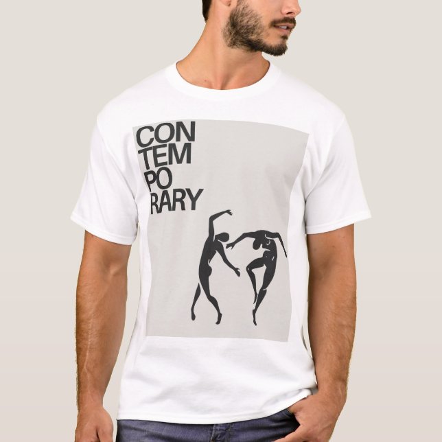 Camiseta Contemporary Art Graphic Men's T-Shirt - Modern Mi (Frente)