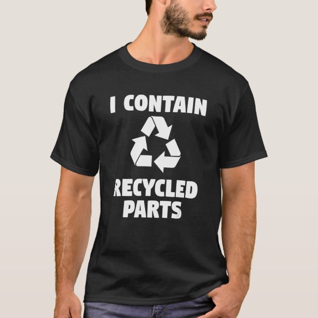 Camiseta Contendo Partes De Reciclado Cirurgia De Transplan (Frente)