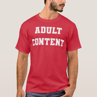 Camiseta Conteúdo Adulto - vintage