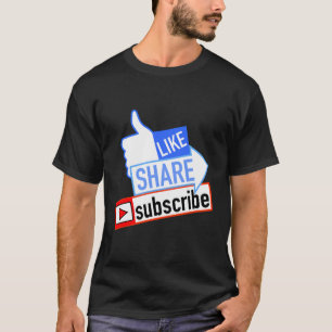 Camiseta Conteúdo C do Hoodie Subscriativo Como Partilha de