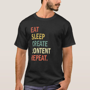 Camiseta Conteúdo do Crio de Suspensão do Criador de Conteú