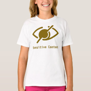 Camiseta Conteúdo Sensível - Aviso de Violação de Política