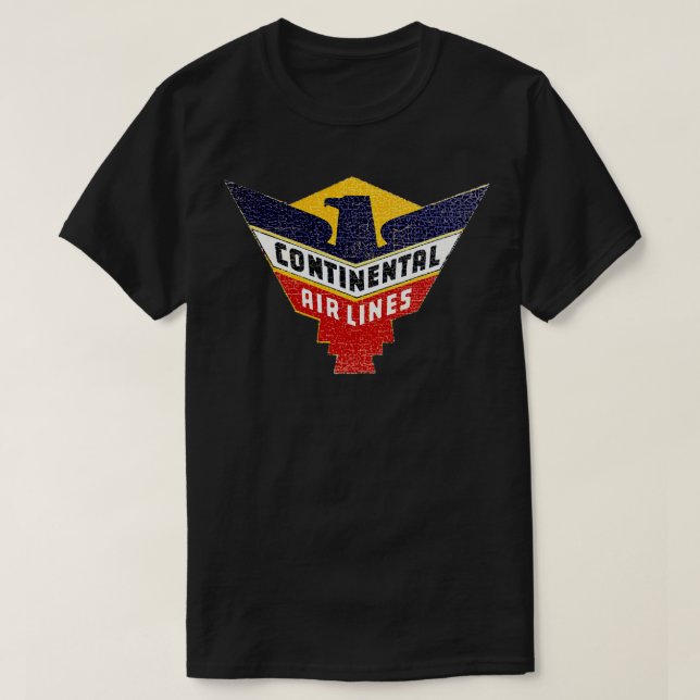 Camiseta Continental Airlines EUA (Frente do Design)