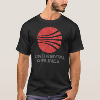 Camiseta Continental Airlines Vintage Aviation