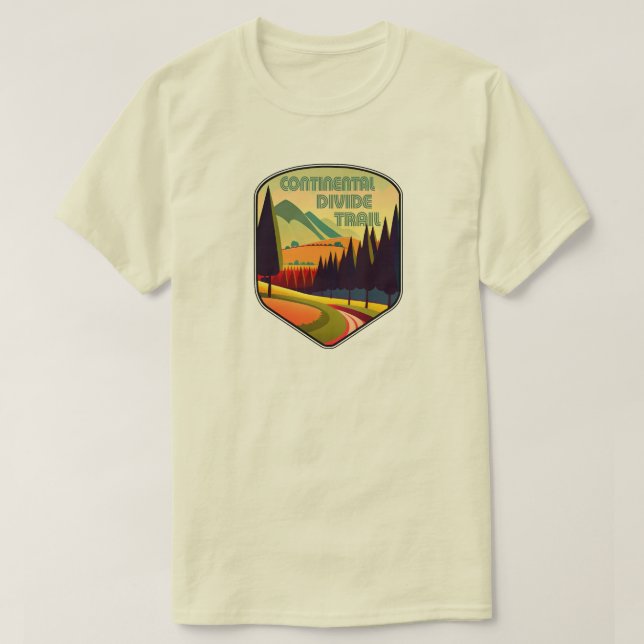Camiseta Continental Divide Trail Colors (Frente do Design)