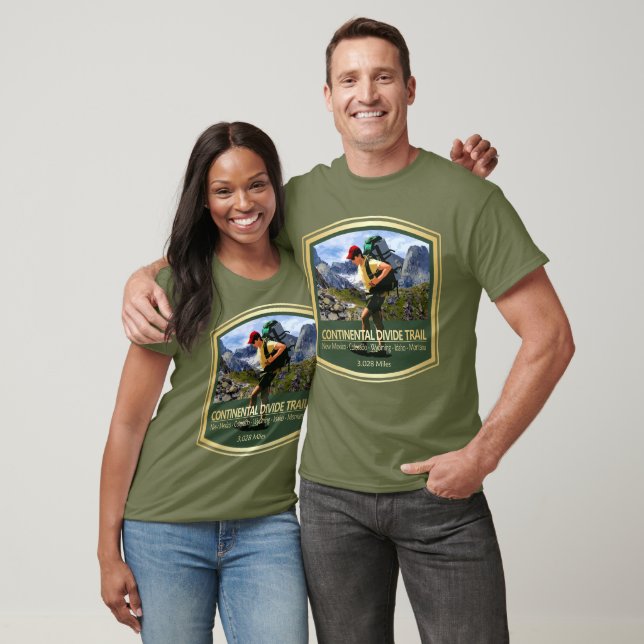 Camiseta Continental Divide Trail (PF) (Unissex)