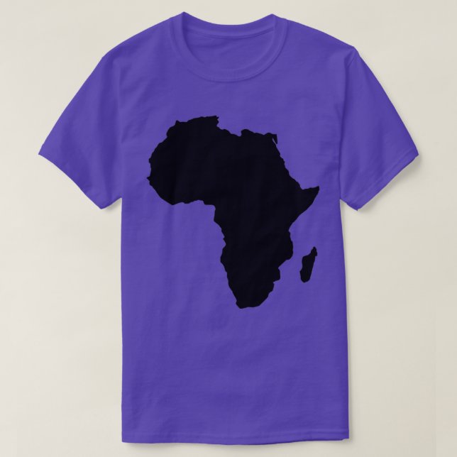 Camiseta Continente Africano (Frente do Design)