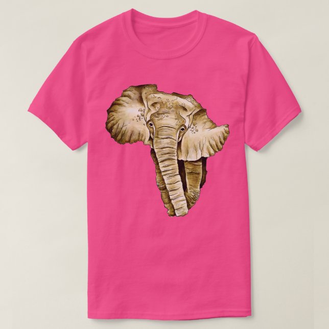 Camiseta Continente Africano (Frente do Design)