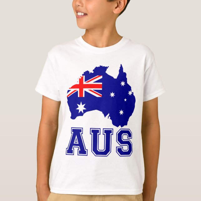 Camiseta Continente Austrália (Frente)
