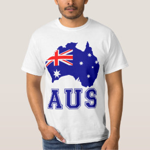 Camiseta Continente de Austrália