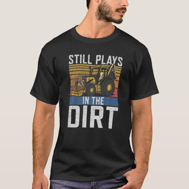 Camiseta Continua A Jogar Nos Trabalhadores Da Construção D (Frente)