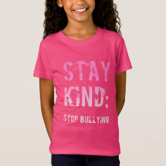 Camiseta Continua a ser uma citação anti-bullying