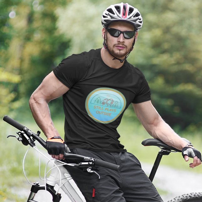 Camiseta Continua jogando fora | Entusiasta exterior (Criador carregado)