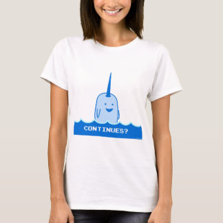 Camiseta Continua? O Narwhal feliz