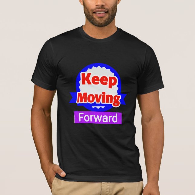 Camiseta Continuar a Avançar Motivacional (Frente)