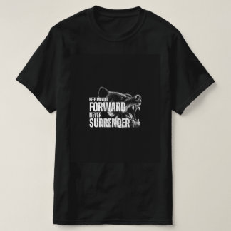 Camiseta Continuar a Avançar Nunca Entregar