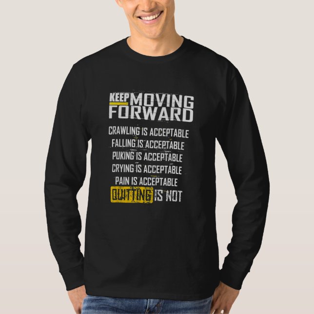 Camiseta Continuar A Desistir Não Está (Frente)