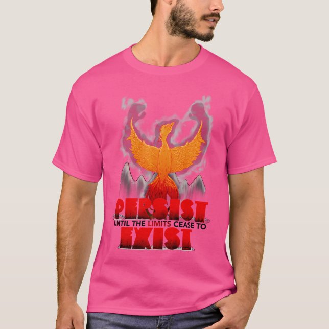 Camiseta Continuar Até Os Limites Deixarem De Existir Ativo (Frente)