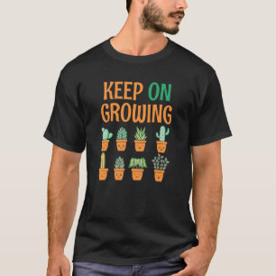 Camiseta Continuar Cultivando Plantas Jardinando Enfermeiro