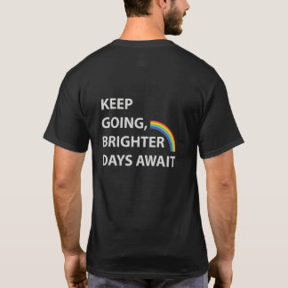 Camiseta Continuar - mensagem inspiradora para esperança e 