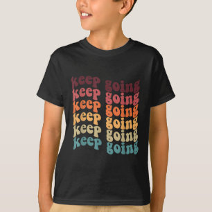 Camiseta Continuar Positivo Com O Groovy Retro Mental Healt