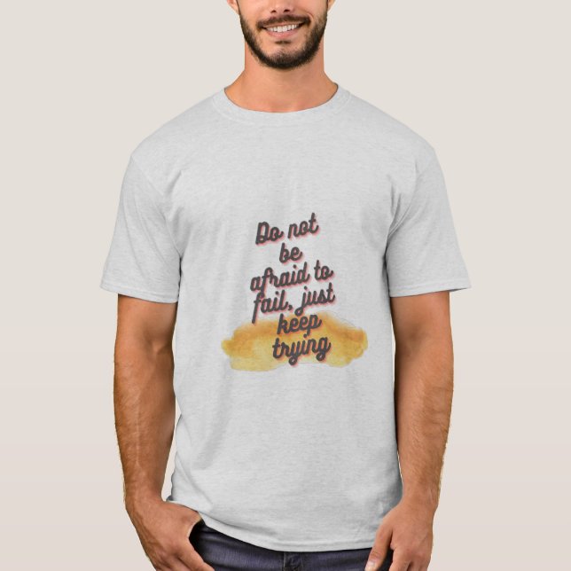 Camiseta continuar tentando (Frente)