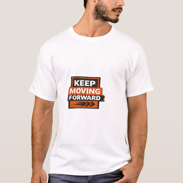 Camiseta Continue Avançando – Mentalidade Motivacional Pode (Frente)