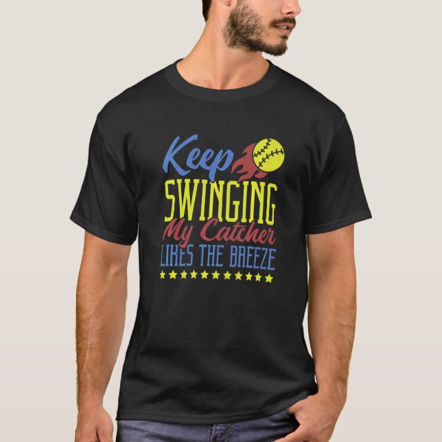 Camiseta Continue Balançando Meu Receptor Gosta Da Brisa So (Frente)