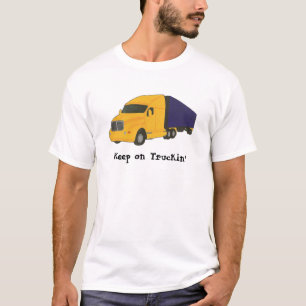 Camiseta Continue caminhando, caminhonete em t-shirts