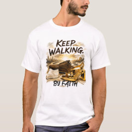 CAMISETA CONTINUE CAMINHANDO – PELA FÉ