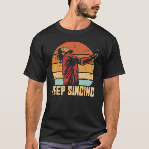 Camiseta Continue Cantando Para Reggae Rasta