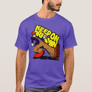 Camiseta Continue Dreamin Willy Wonka Dourado
