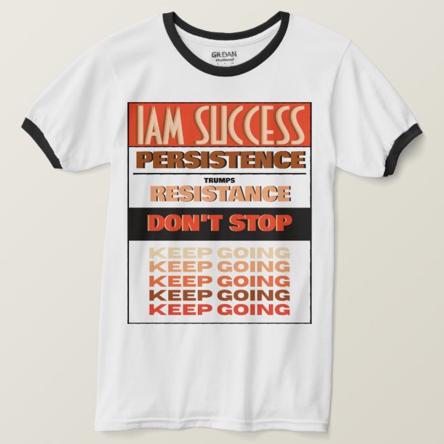 CAMISETA CONTINUE EM FRENTE (Frente do Design)