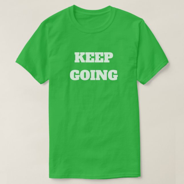 Camiseta Continue Em Frente (Frente do Design)