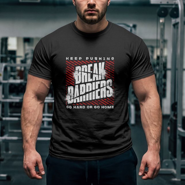 Camiseta Continue Empurrando – Quebre Barreiras (Criador carregado)