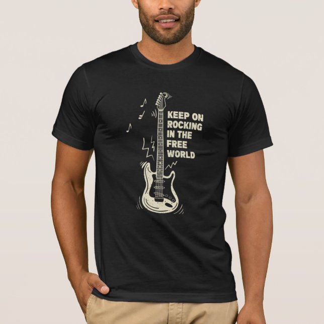 Camiseta Continue na Rockin na t-shirt do Mundo Livre (Frente)