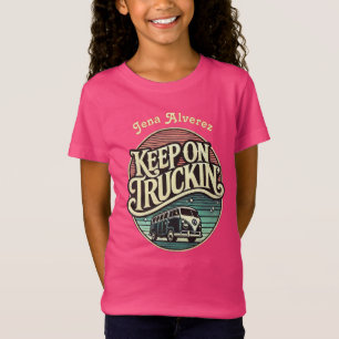 Camiseta Continue no caminhoneiro" Retro 60s personalizado